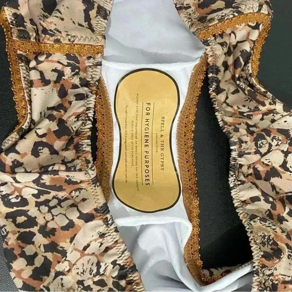 Spell & The Gypsy 1985 Honeycomb Bloomers New Abstract Animal Print - Picture 10 of 12